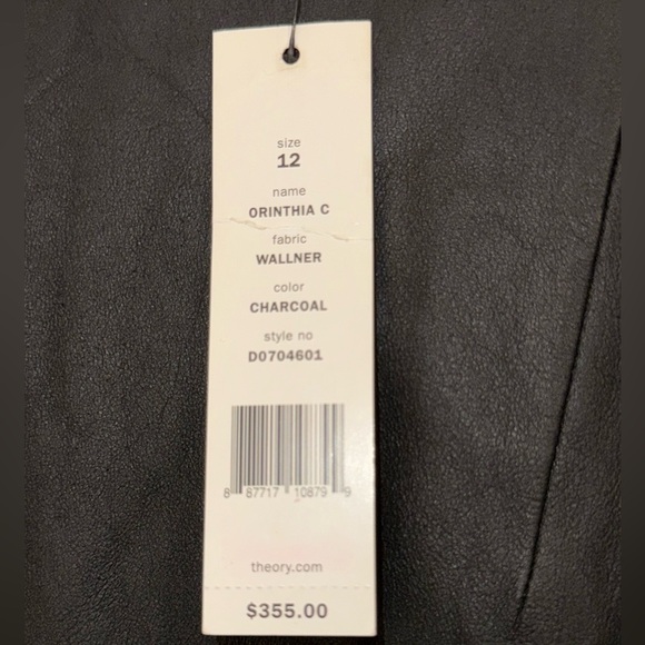 Theory Black and Gray Sleeveless Sheath Dress for Work - Picture 8 of 8